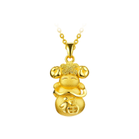 黄金吊坠