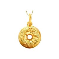 黄金吊坠