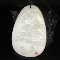 和田玉吊坠